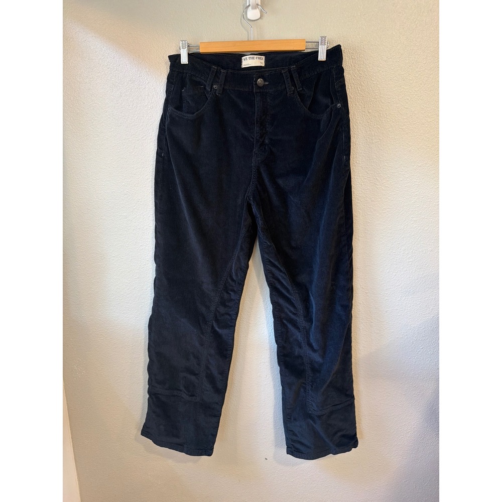We The Free Corduroy Pants Women 31 Blank Straight Leg Boho Casual
